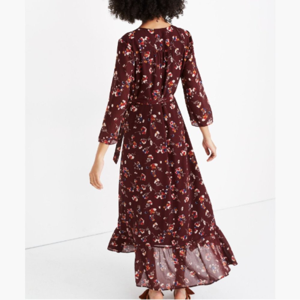 Madewell Floral Wrap Dress - Picture 3 of 6